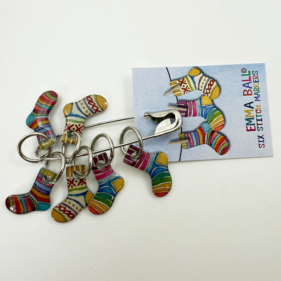 Emma Ball Sock Stitch Markers
