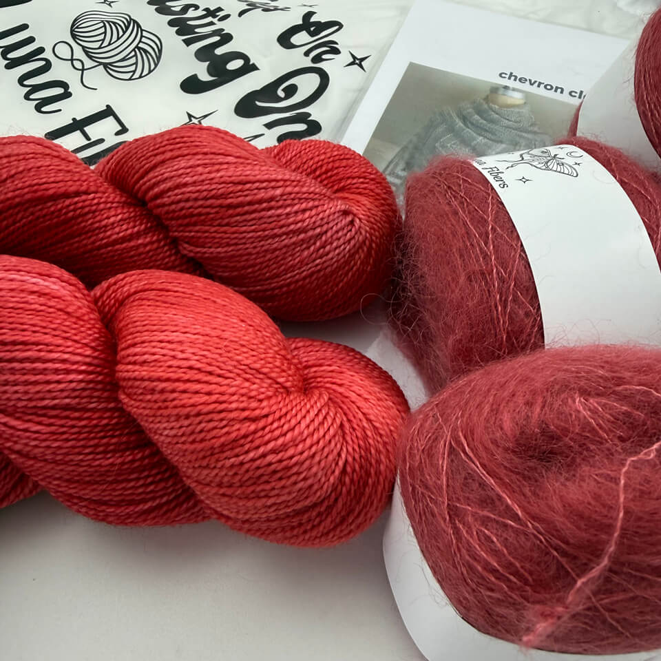 Luna Chevron Cloud Shawl Kit